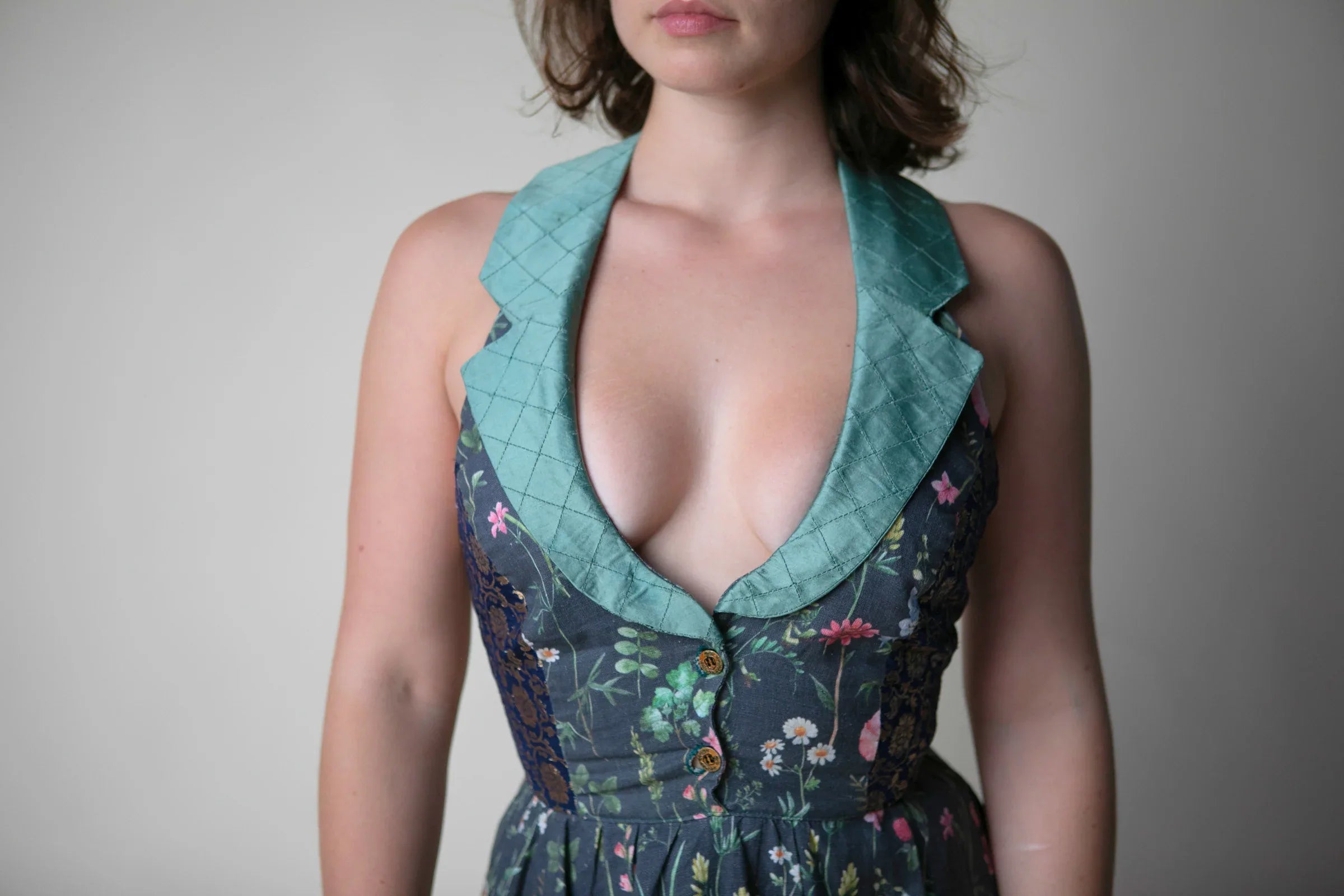 Midnight Flowers Cocktail Dress