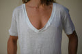Hemp Slub V-Neck T-Shirt