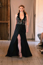 Deep Button Down Gown