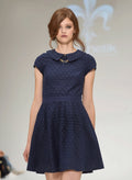 Peter Pan collared Cocktail Dress