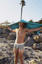 A Striped Hemp Boxer Brief